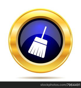 Sweep icon. Internet button on white background.