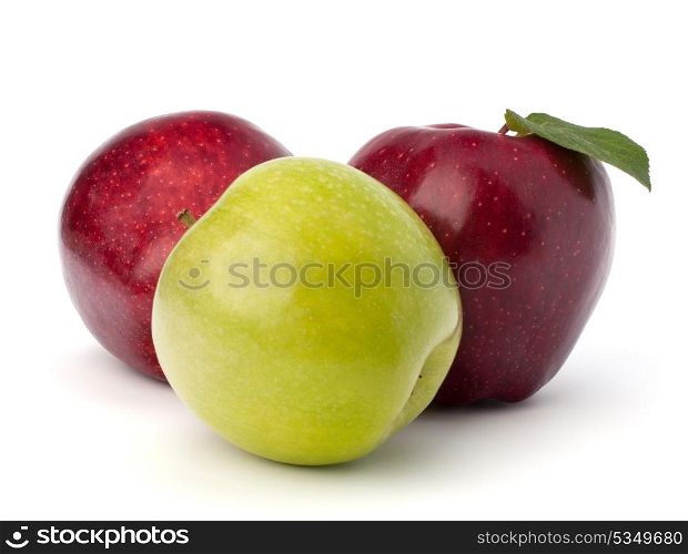 Sweet apples isolated on white background