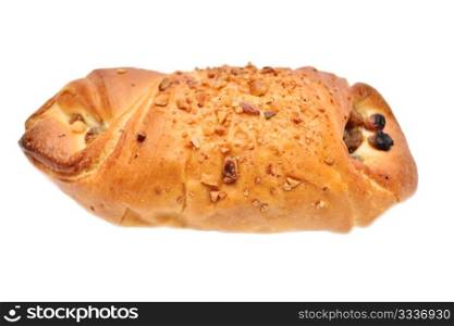 Sweet bun with raisin