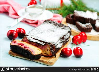 sweet cake for christmas dinner, christmas cake with chocolate