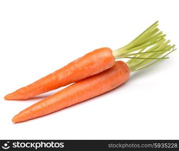 sweet carrot vegetable isolated on white background cutout