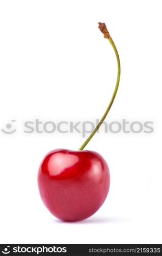 sweet cherry fruits isolated on white background.. sweet cherry fruits isolated on white background