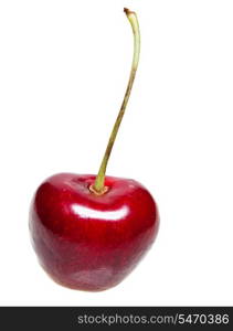 Sweet cherry on a white background