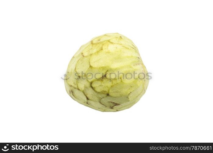 sweet chirimoya on a white background