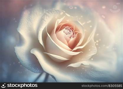 Sweet color roses in soft style for background. Neural network AI generated art. Sweet color roses in soft style for background. Neural network AI generated