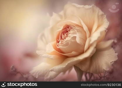 Sweet color roses in soft style for background. Neural network AI generated art. Sweet color roses in soft style for background. Neural network AI generated