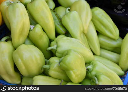 Sweet fresh bell pepper sold at the Bazaar