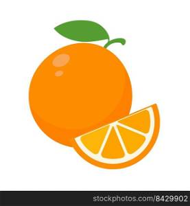 Sweet oran≥fruit. High vitamin C oran≥s are sliced   for refreshing oran≥juice in the∑mer.