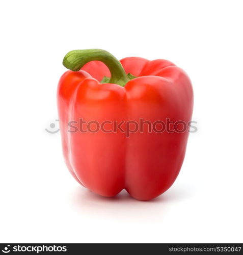 sweet pepper isolated on white background