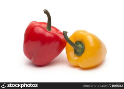 sweet pepper isolated on white background. sweet pepper isolated