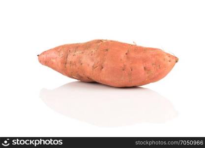 Sweet potato batata on the white background isolated