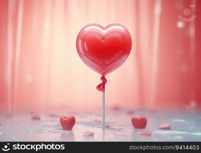 Sweetheart Affection. Love Concept with a Heartwarming and Sweet Touch. Valentine concept background.