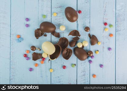 sweets chocolate eggs