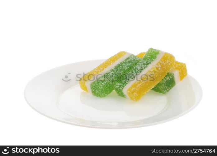 Sweets. East dessert it is isolated on a white background