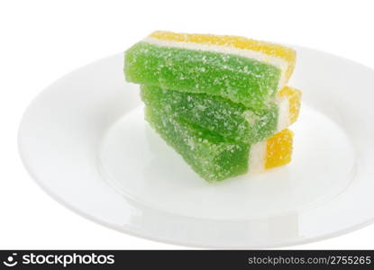 Sweets. East dessert it is isolated on a white background