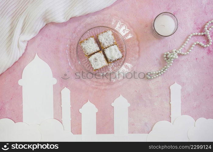 sweets with milk beads