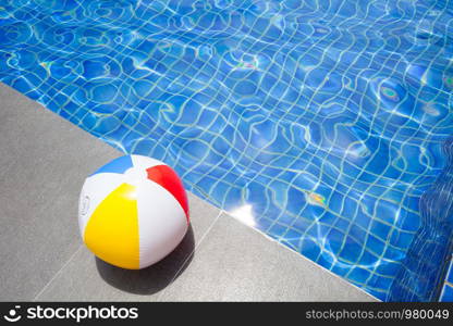 Swimming pool background for abstract and summer concept