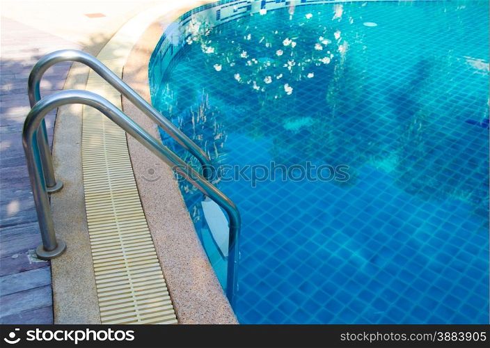 swimming pool for relax and healthy