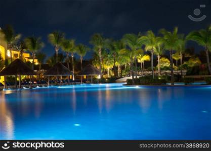 swimming pool in night illumination&#xA;&#xA;