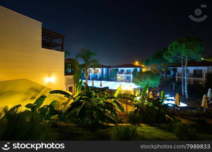 Swimming pool of luxury hotel