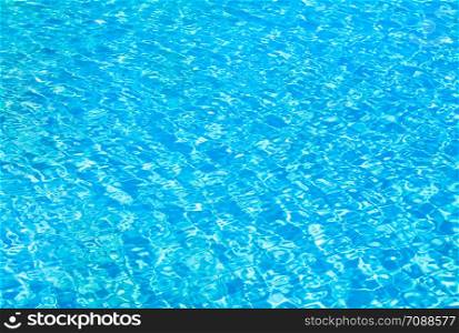swimming pool with sunny reflections