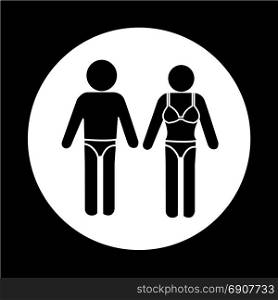 Swimming Suit People Icon