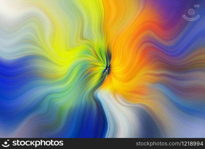 Swirling radial background. Spiral Vortex Graphic modern art. Fractal artwork. Creative decoration for printed products. Design elements. Digital fantasy painting. Trendy desktop abstract wallpaper