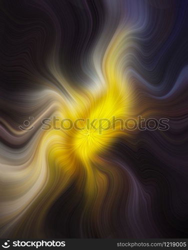 Swirling radial background. Spiral Vortex Graphic modern art. Fractal artwork. Creative decoration for printed products. Design elements. Digital fantasy painting. Trendy desktop abstract wallpaper