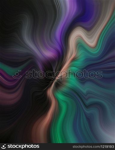 Swirling radial background. Spiral Vortex Graphic modern art. Fractal artwork. Creative decoration for printed products. Design elements. Digital fantasy painting. Trendy desktop abstract wallpaper