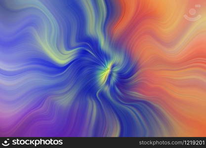 Swirling radial background. Spiral Vortex Graphic modern art. Fractal artwork. Creative decoration for printed products. Design elements. Digital fantasy painting. Trendy desktop abstract wallpaper