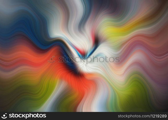 Swirling radial background. Spiral Vortex Graphic modern art. Fractal artwork. Creative decoration for printed products. Design elements. Digital fantasy painting. Trendy desktop abstract wallpaper