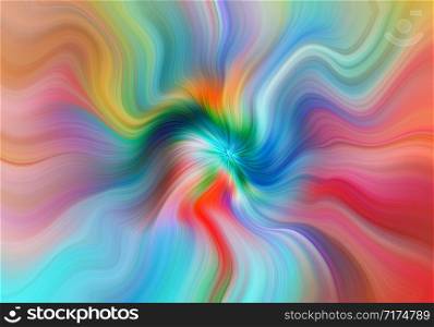 Swirling radial background. Spiral Vortex Graphic modern art. Fractal artwork. Creative decoration for printed products. Design elements. Digital fantasy painting. Trendy desktop abstract wallpaper