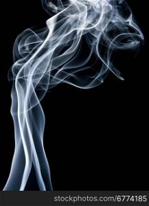 Swirls of smoke