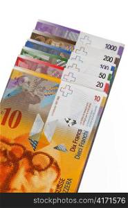 swiss francs, money and currency of switzerland