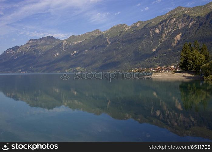 swiss lake of brienz, Switzerland. lake brienz