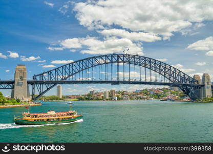 Sydney Harbor Bridge.