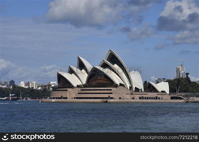 Sydney Opera House, Sydney, NSW, Australia, as seen from under the Harbour Bridge. Sydney Opera House, as seen from under the Harbour Bridge, Sydney, NSW, Australia