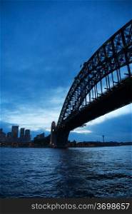 Sydney. Sydney Harbour Bridge at night