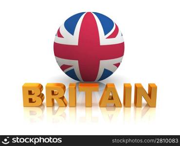 Symbol of Britain. 3d