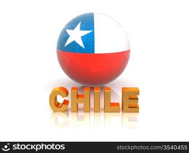 Symbol of Chile. 3d