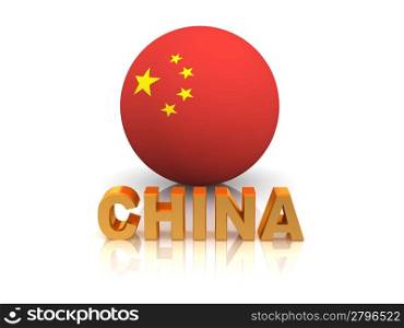 Symbol of China. 3d