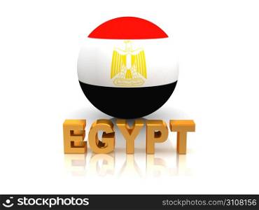 Symbol of Egypt. 3d