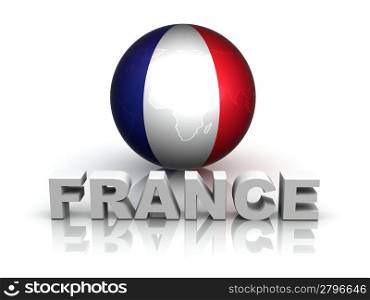 Symbol of France. 3d