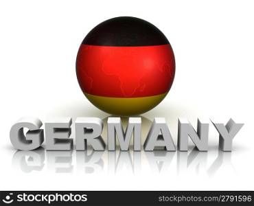 Symbol of Germany. 3d