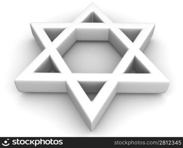 Symbol of Israel. 3d