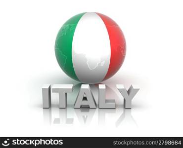 Symbol of Italy. 3d