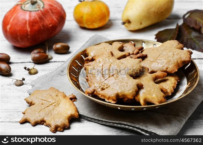 Symbolic autumn cookies