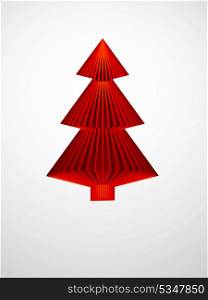 symbolic Christmas tree 3d rendering