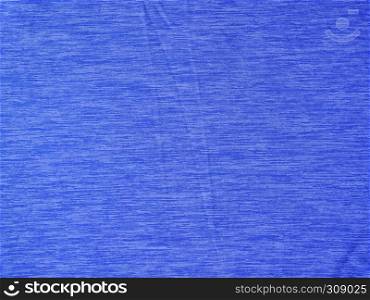synthetic blue fabric for sportswear, full frame