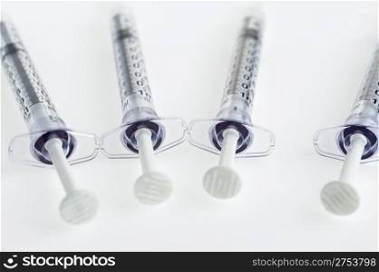 syringe. The medical tool intended for injections
